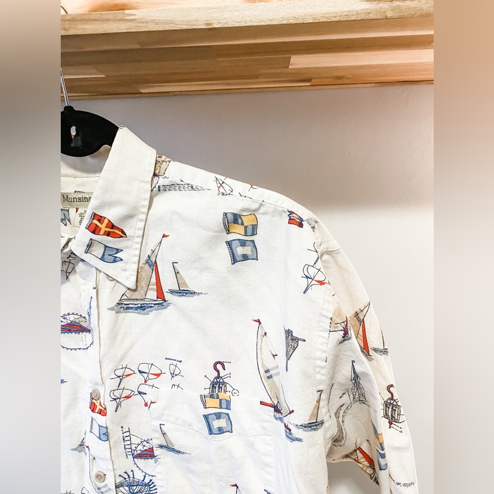 Nautical Button Down Shirt - Picture 4 of 5
